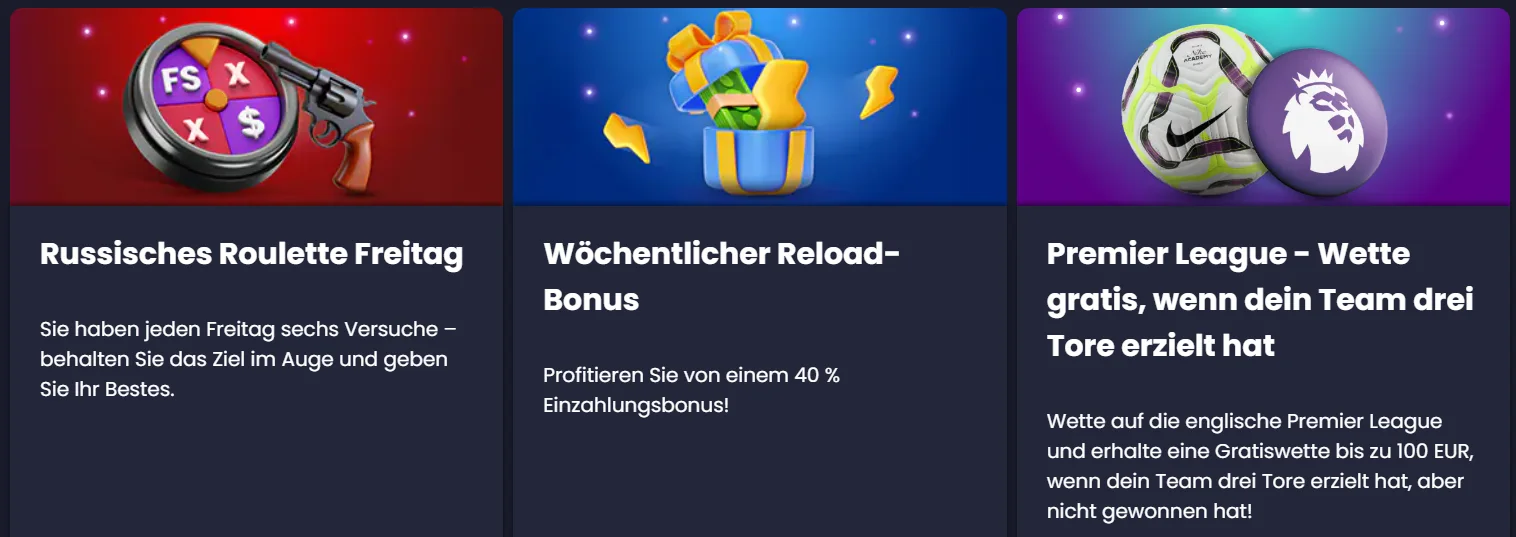 BetBlast Casino Boni und Aktionen